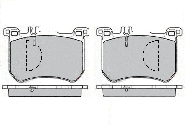 Brake Pad Set, disc brake (12-1622)