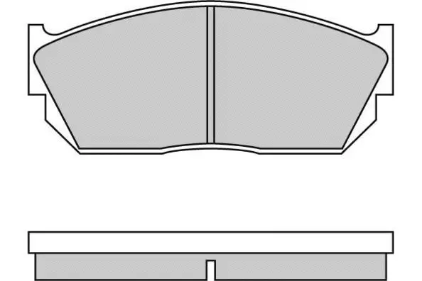 Brake Pad Set, disc brake (12-0245)
