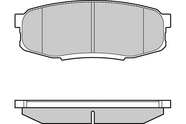 Brake Pad Set, disc brake (12-1382)