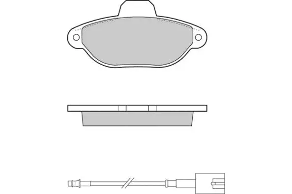 Brake Pad Set, disc brake (12-1326)