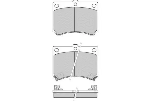 Brake Pad Set, disc brake (12-0491)