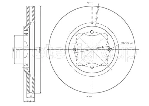 Brake Disc (800-497)