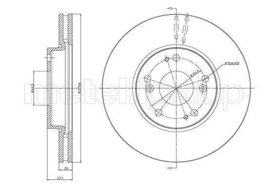 Brake Disc (800-1536C)