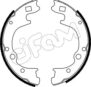 Brake Shoe Set (153-174)
