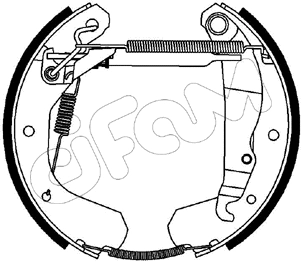 Brake Shoe Set (151-115)
