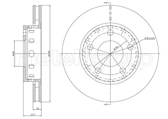 Brake Disc (800-1210C)
