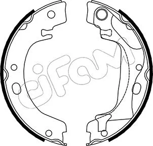 Brake Shoe Set, parking brake (153-446)