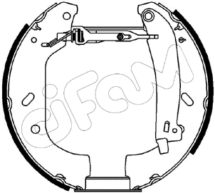 Brake Shoe Set (151-066)