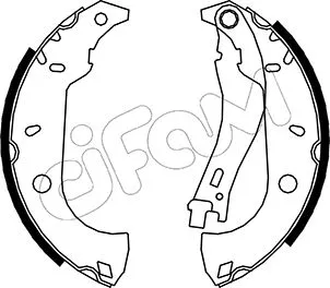Brake Shoe Set (153-067)