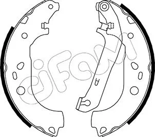 Brake Shoe Set (153-142)
