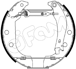 Brake Shoe Set (151-012)