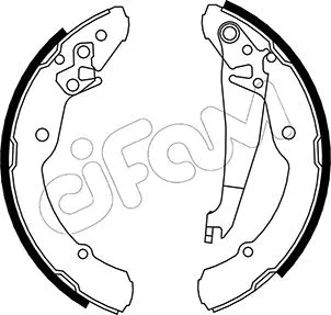 Brake Shoe Set (153-379)