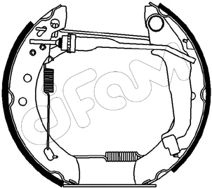 Brake Shoe Set (151-173)