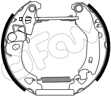 Brake Shoe Set (151-421)