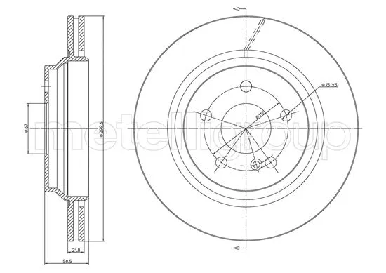 Brake Disc (800-1727C)