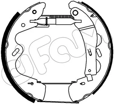 Brake Shoe Set (151-283)