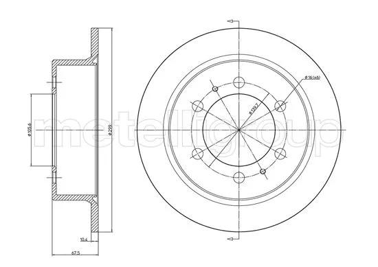 Brake Disc (800-1034C)