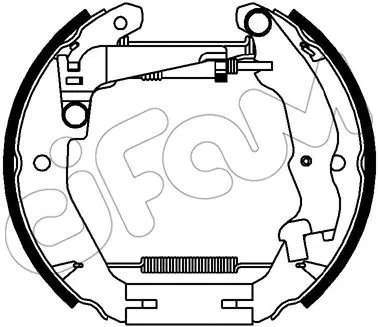 Brake Shoe Set (151-338)