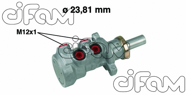 Brake Master Cylinder (202-640)
