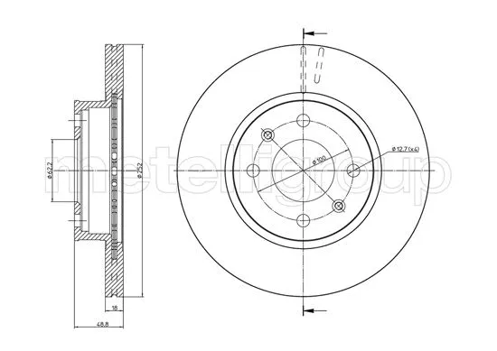 Brake Disc (800-1104)