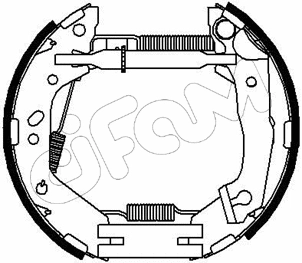 Brake Shoe Set (151-211)