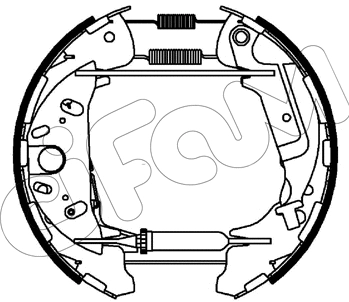 Brake Shoe Set (151-540)