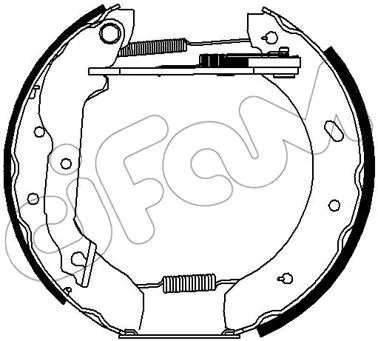 Brake Shoe Set (151-285)