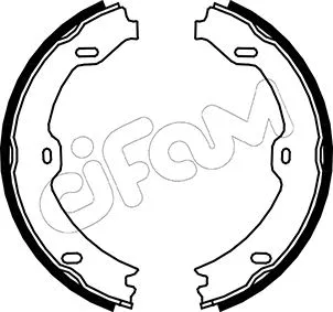 Brake Shoe Set, parking brake (153-243)