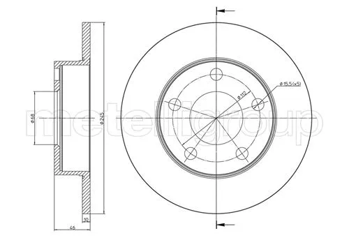 Brake Disc (800-708C)