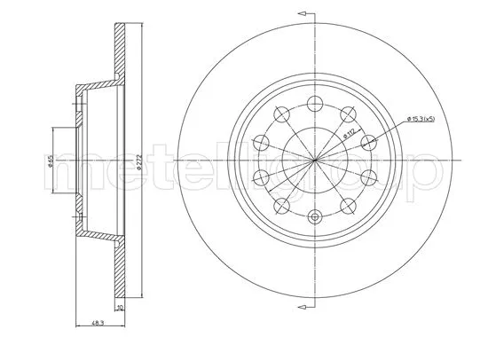 Brake Disc (800-1248C)