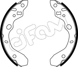 Brake Shoe Set (153-214)