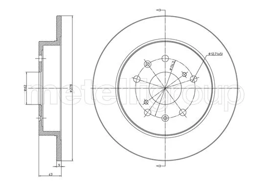 Brake Disc (800-1216C)