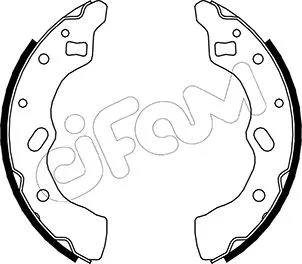 Brake Shoe Set (153-211)