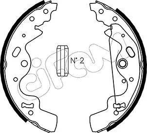 Brake Shoe Set (153-370)