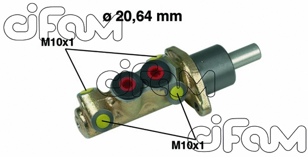 Brake Master Cylinder (202-193)