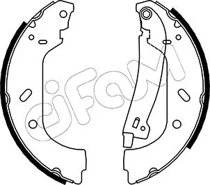 Brake Shoe Set (153-074Y)
