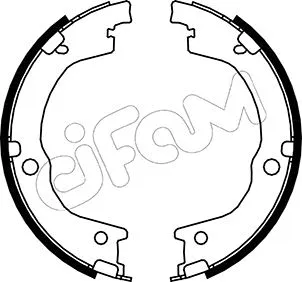 Brake Shoe Set, parking brake (153-230)