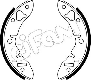 Brake Shoe Set (153-004)