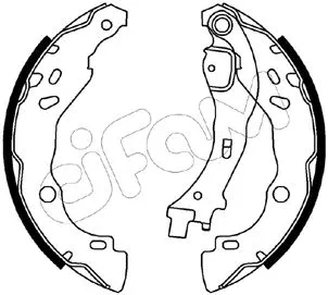 Brake Shoe Set (153-085)