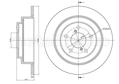 Brake Disc (800-671)