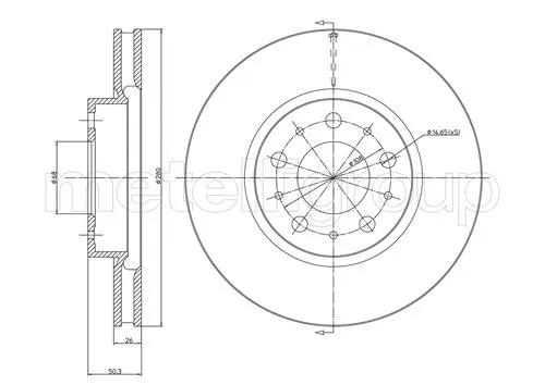 Brake Disc (800-375C)