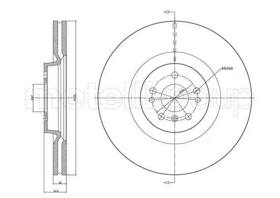 Brake Disc (800-1206C)