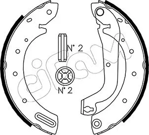 Brake Shoe Set (153-287)