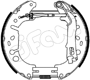 Brake Shoe Set (151-223)