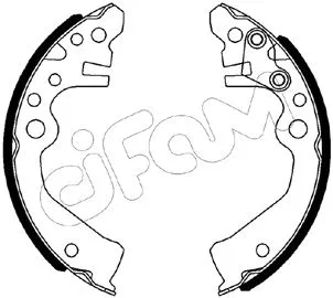 Brake Shoe Set (153-611)