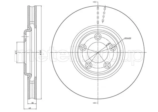 Brake Disc (800-1496C)