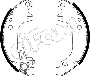 Brake Shoe Set (153-343Y)