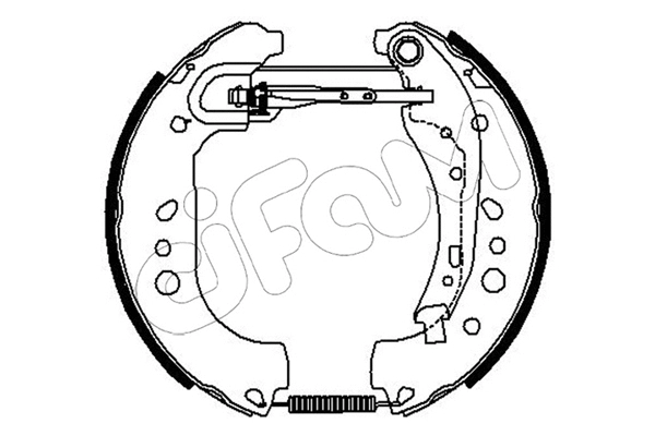 Brake Shoe Set (151-529)