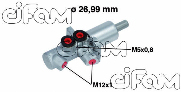 Brake Master Cylinder (202-733)