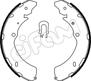 Brake Shoe Set (153-193)